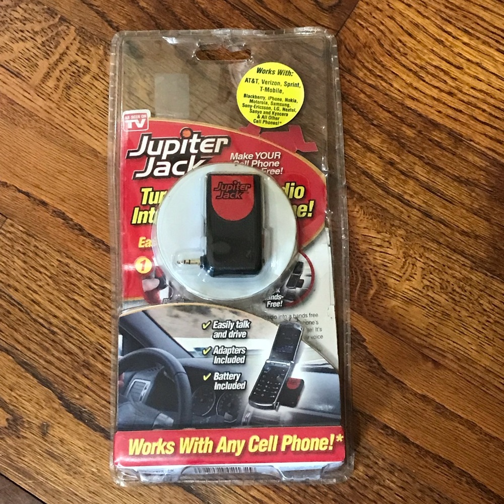 Jupiter Jack FM Radio Cell Phone Hands Free Transmitter NWO
Universal Cell Phone